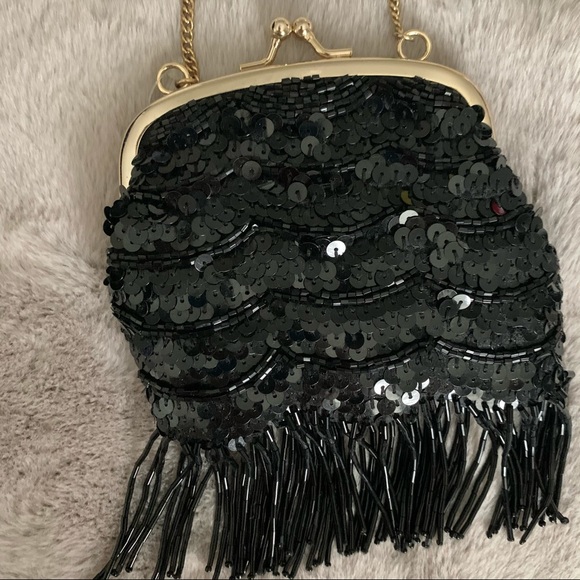 Banana Republic 1920s Beaded Pouch 🌌 - Picture 2 of 4